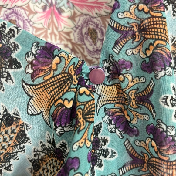 Boston Proper Vintage Sheer Ruffle Blouse XXS - Picture 7 of 10